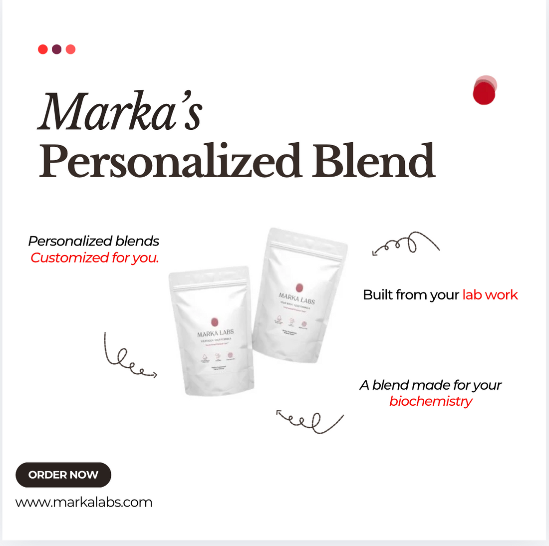 Personalized Blend, $50 Deposit
