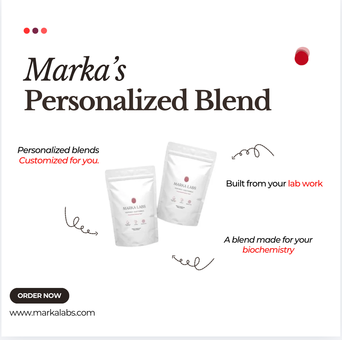 Personalized Blend, $50 Deposit